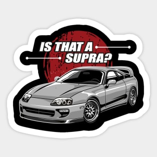 Toyota Supra Sticker